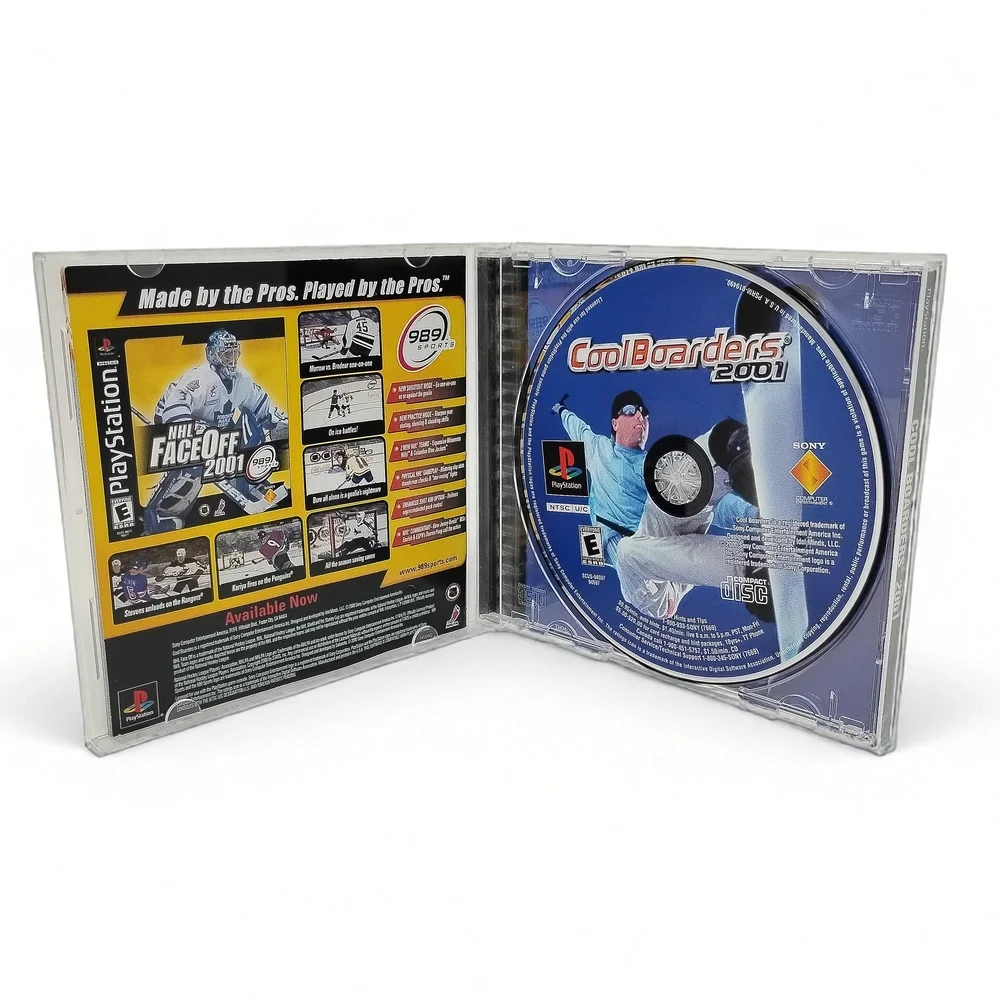 Sony PlayStation 1 Cool Boarders 2001 PS1 NTSC Snowboard Video Game Retro Sports